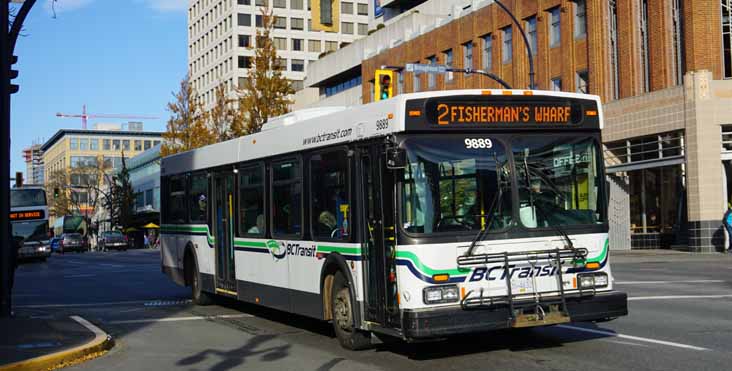 BC Transit New Flyer D40LF 9889